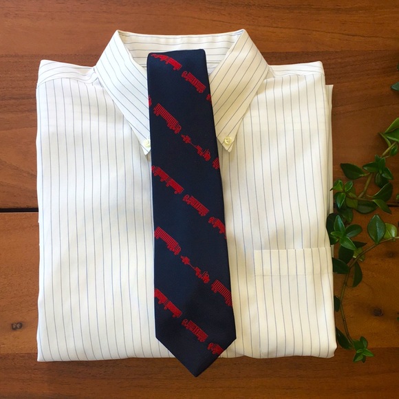 Yves Saint Laurent PARIS Vintage Mens Necktie - Picture 2 of 5